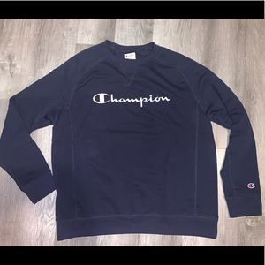 Navy blue champion pullover